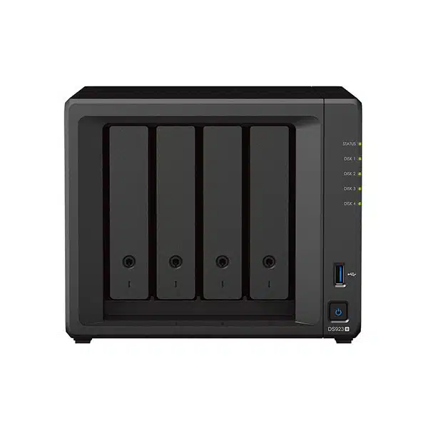 Thiết Bị Lưu Trữ NAS Synology DS923+ – Thiết Bị Lưu Trữ Dữ Liệu 4 Khay Mở Rộng Đến 9 Ổ Cứng, RAM 4GB DDR4, Hỗ Trợ Nâng Cấp 32GB