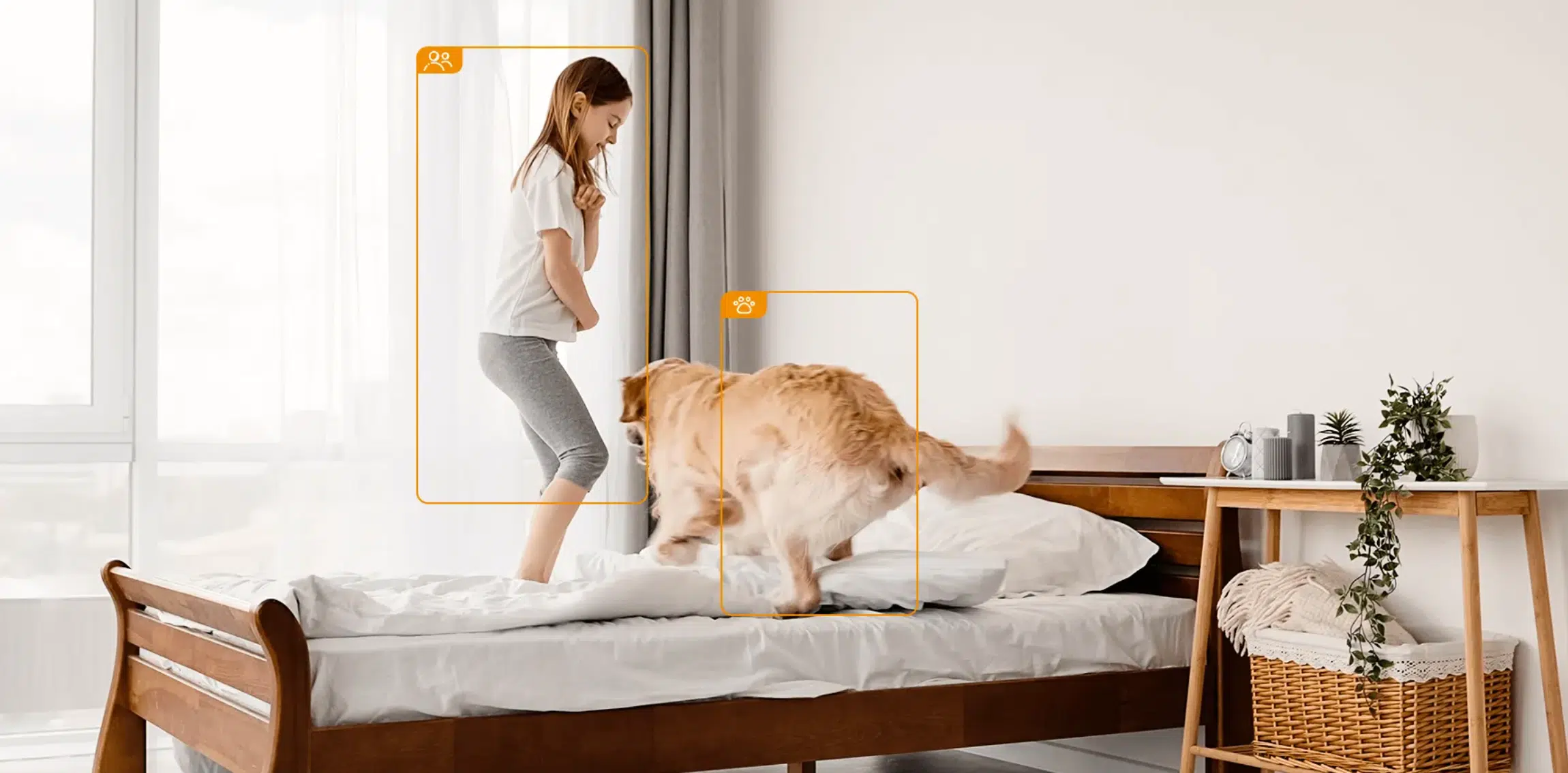 Công nghệ AI phát hiện con người và vật nuôi thông minh