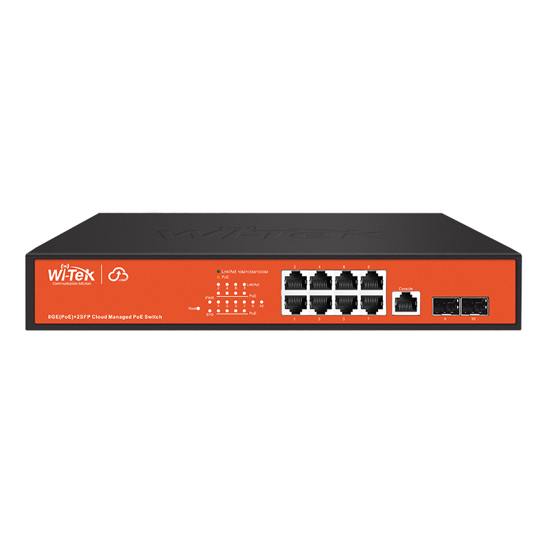 Wi-Tek WI-PCMS310GF – Switch PoE Công Suất Cao