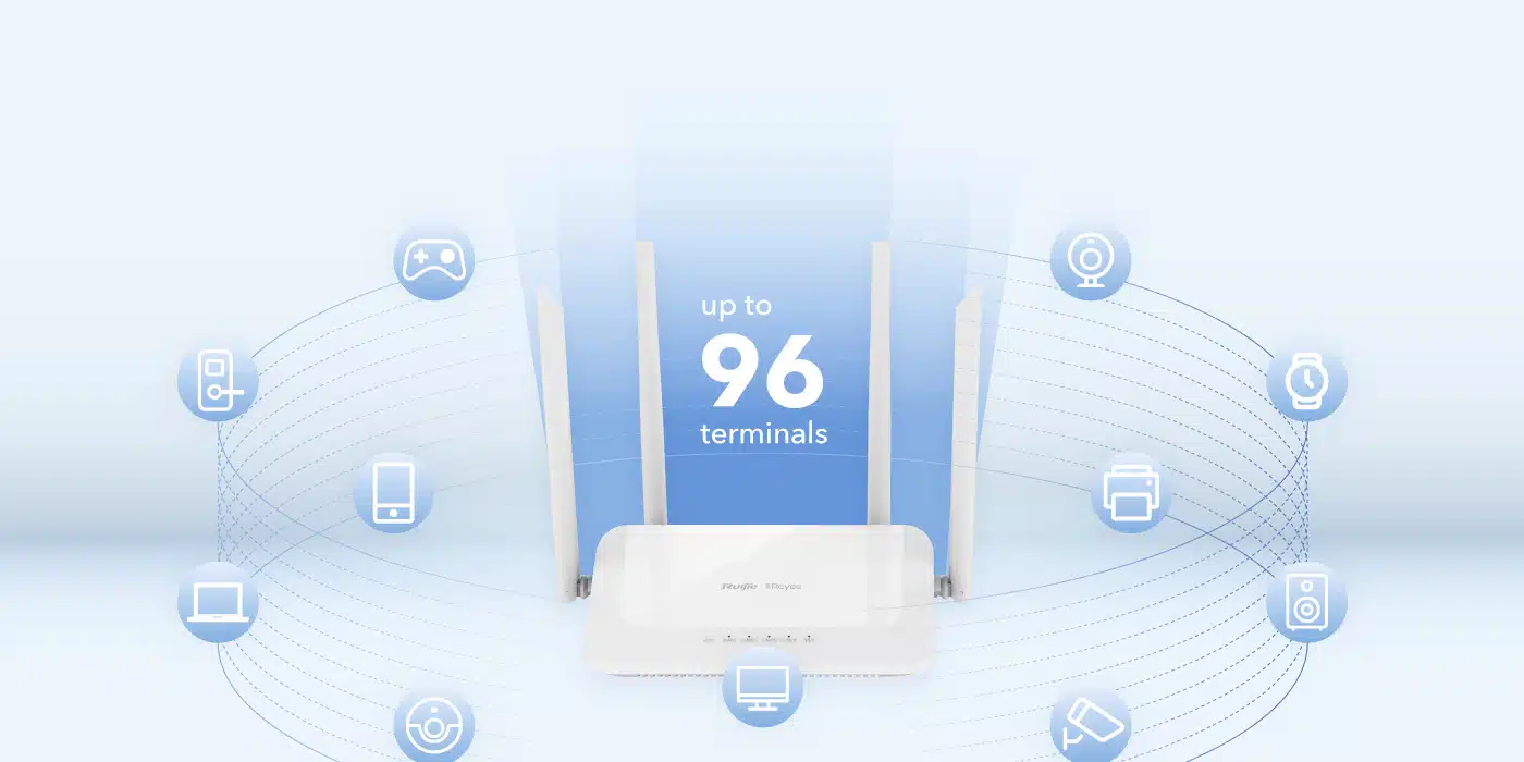 img data-src=”https://maxsmart.vn/wp-content/uploads/2024/07/rj1200_05.jpg” alt=”Ruijie RG-EW1200 – Hỗ trợ kết nối đồng thời nhiều thiết bị”