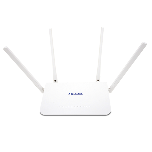 Bộ Phát WiFi APTEK AR1200 – Router Dual Band AC1200, 1 WAN