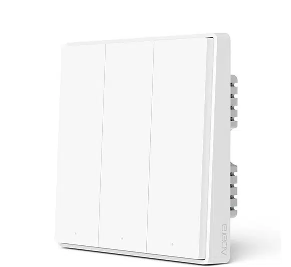 Aqara QBKG25LM – Công Tắc 3 Nút Thông Minh Không Có Dây nguội
