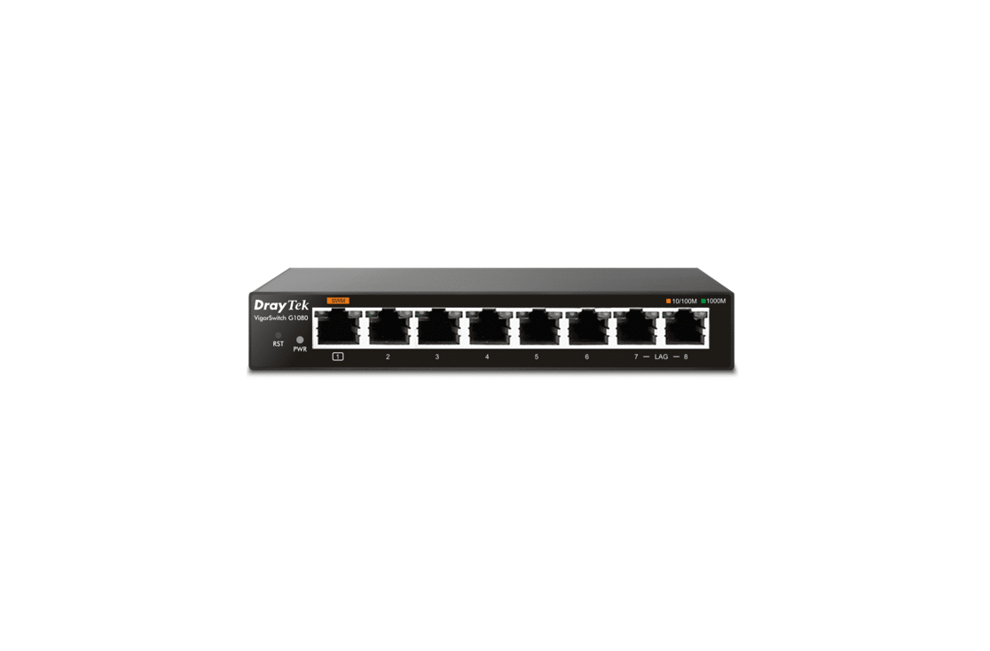 Draytek VigorSwitch G1080 Switch 8 port 1Gb managed