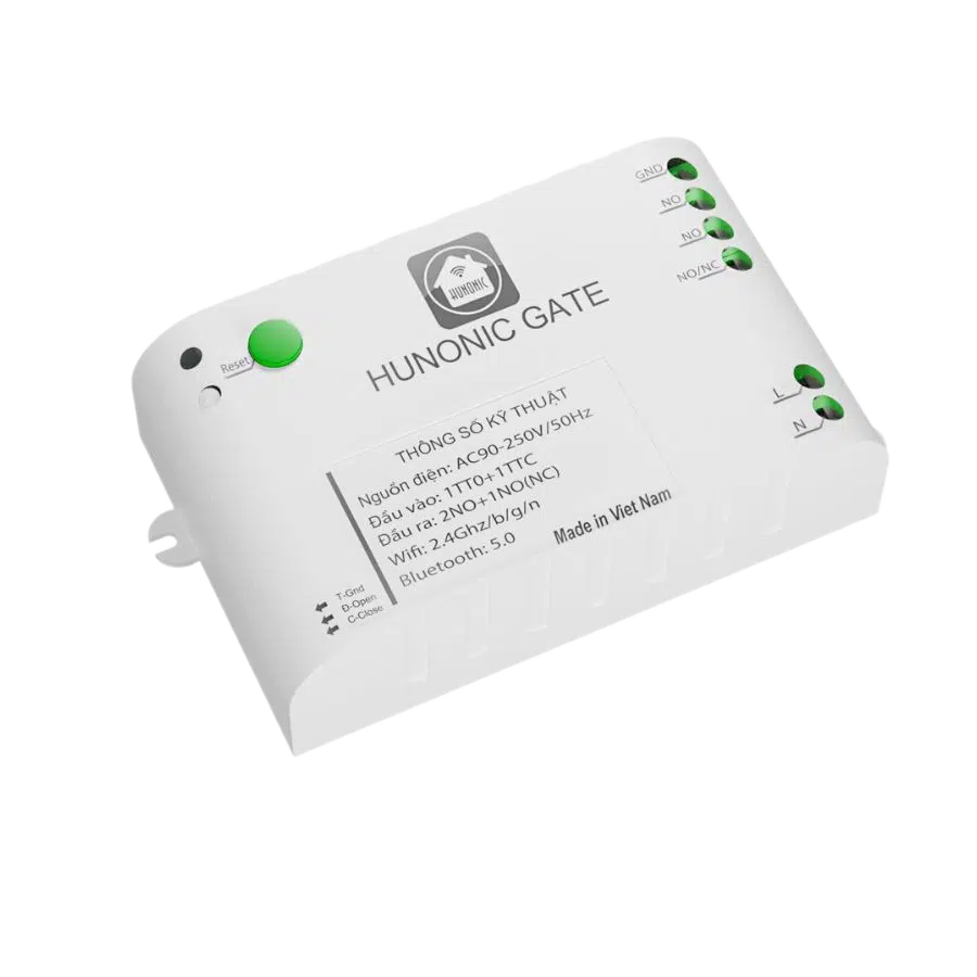 Hunonic HNGATE – Bộ Điều Khiển Cổng Thông Minh Qua Điện Thoại