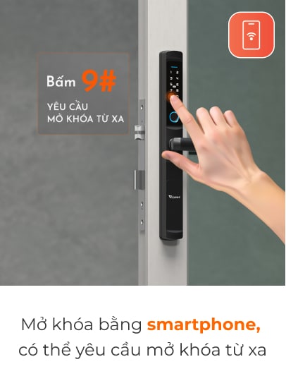 Mở khoá từ xa bằng smartphone