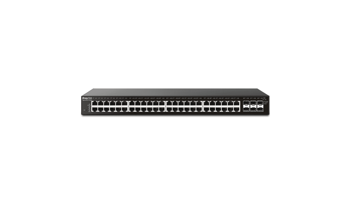 Draytek VigorSwitch P2540XS Switch PoE 48 port 1Gb, 6 SFP+ 10Gb, L2+, 400W, Managed