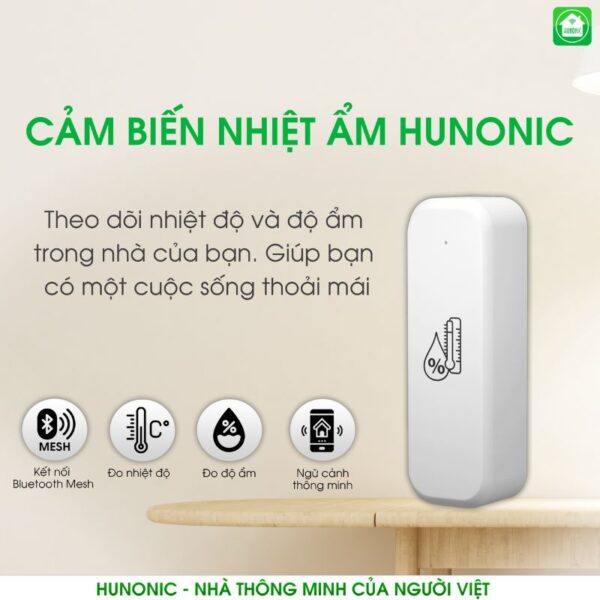 Cảm biến nhiệt ẩm kết nối đo nhiệ độ và độ ẩm tiện ích