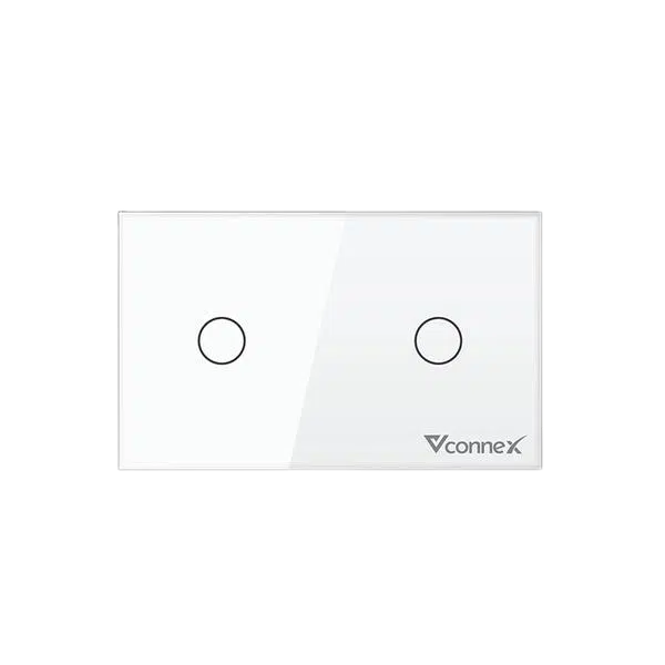 Công tắc thông minh VCONNEX VCN – WS02 hai nút không viền