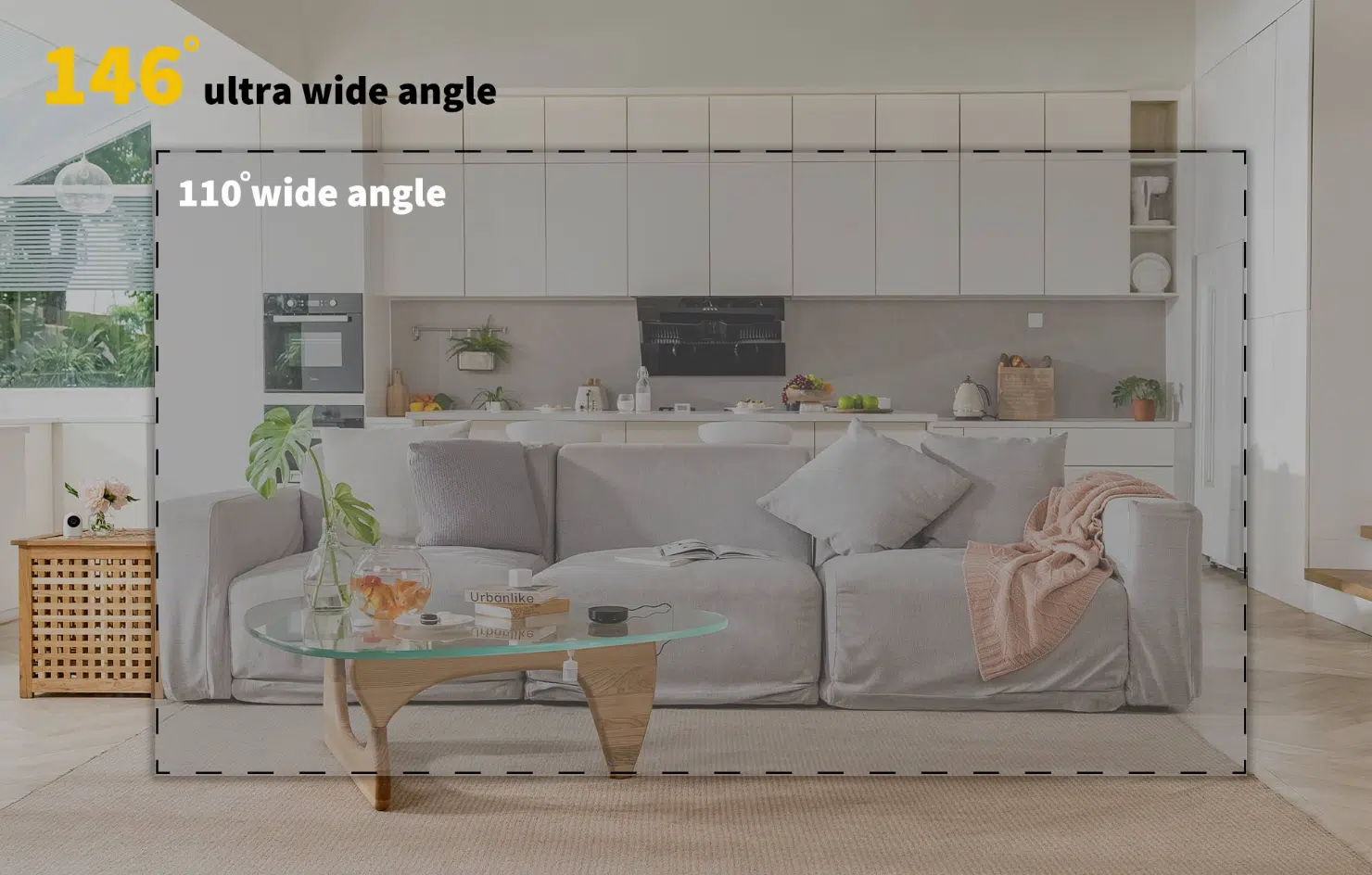 Quan sát góc rộng 146 độ