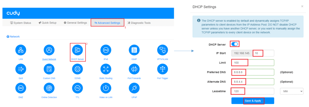 DHCP mạng LAN