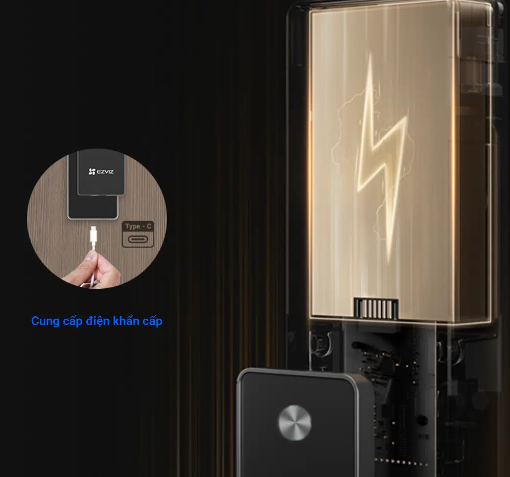 Ezviz DL05FVS cung cấp nguồn điện khẩn cấp tiện ích