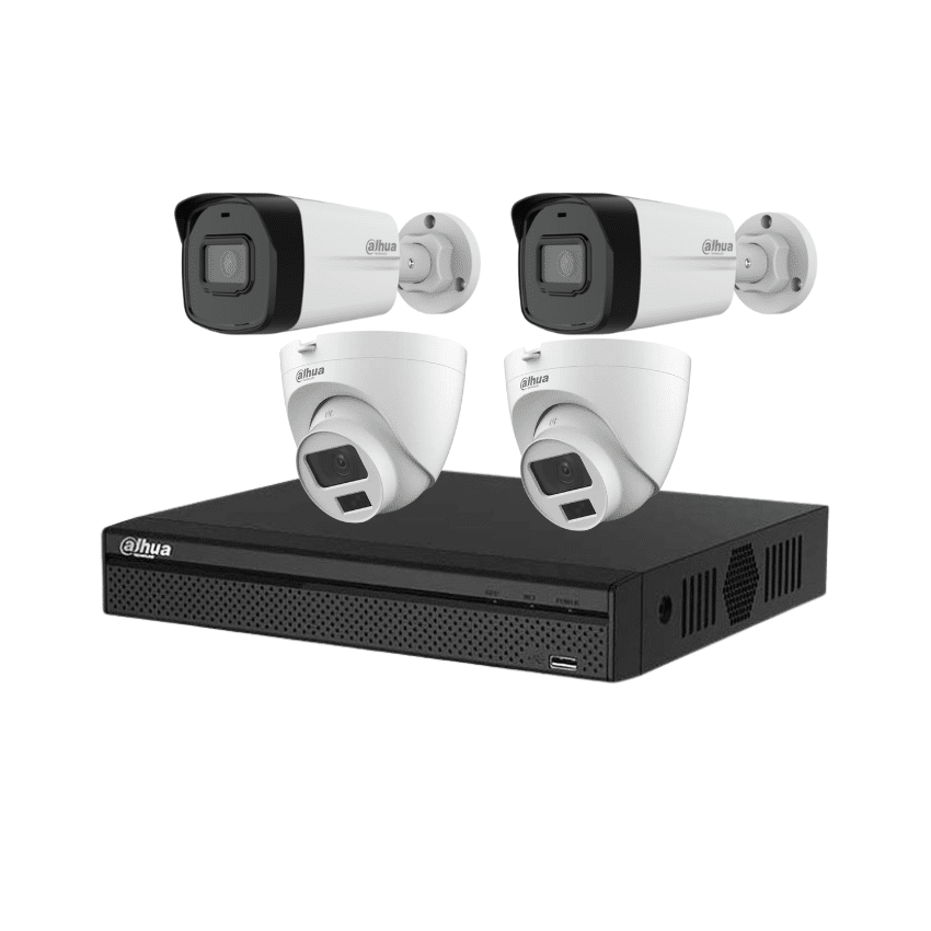 Combo 4 Camera 2MP IP Dahua – Đầu ghi 8 kênh, 4 Camera 2MP, Switch PoE 8 port, 1 Ổ cứng 1T