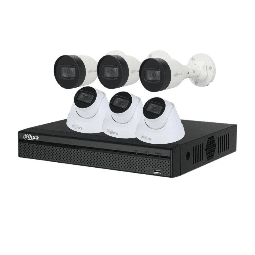 Combo 6 Camera 2MP IP Dahua – Đầu ghi 8 kênh, 6 Camera 2MP, Switch PoE 8 port, 1 Ổ cứng 2T