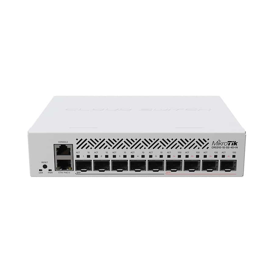 CRS310-1G-5S-4S+IN: Switch 5 Cổng SFP+ 10 Gbps