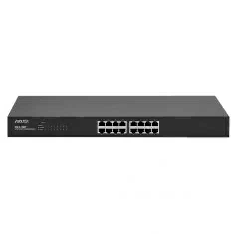 Switch APTEK SG1160 – 16 Cổng LAN, Tốc Độ 1Gbps, Vỏ Kim Loại