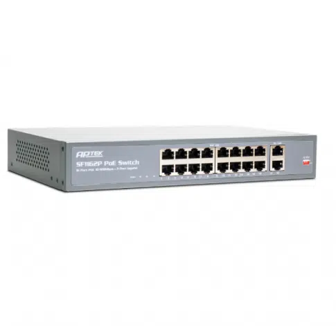 Switch APTEK SF1162P – PoE 16 cổng tốc độ 10/100Mbps