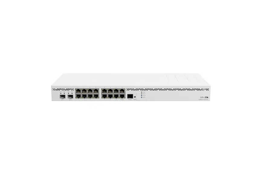 Router MikroTik CCR2004-16G-2S+ – Cân Bằng Tải 1000 User, 16 Cổng Gigabit, 2 Cổng SFP+ 10Gbps