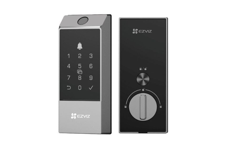 Khóa cửa thông minh EZVIZ DL04 Pro – Mở khóa Vân tay, thẻ từ, mật khẩu, khóa cơ