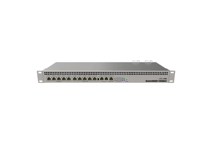 Router MikroTik RB1100AHx4 – 13 Cổng Gigabit, Cân Bằng Tải 500 User, Hiệu Suất Cao