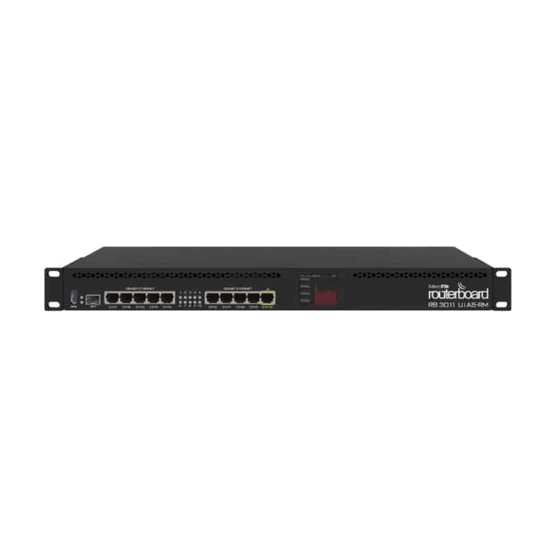 Router Mikrotik RB3011UiAS-RM – Thiết bị cân bằng tải, 300 user