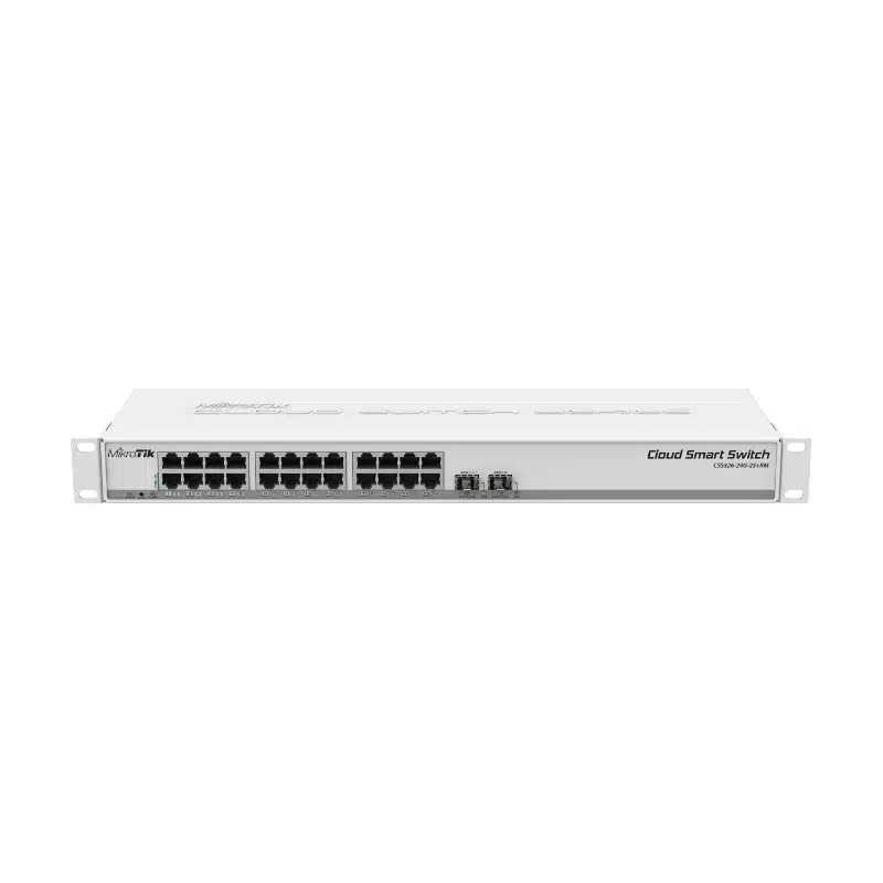 Switch MikroTik CSS326-24G-2S+RM – Switch 24 Cổng Gigabit, 2 Cổng SFP+ 10G, Switch Managed L2
