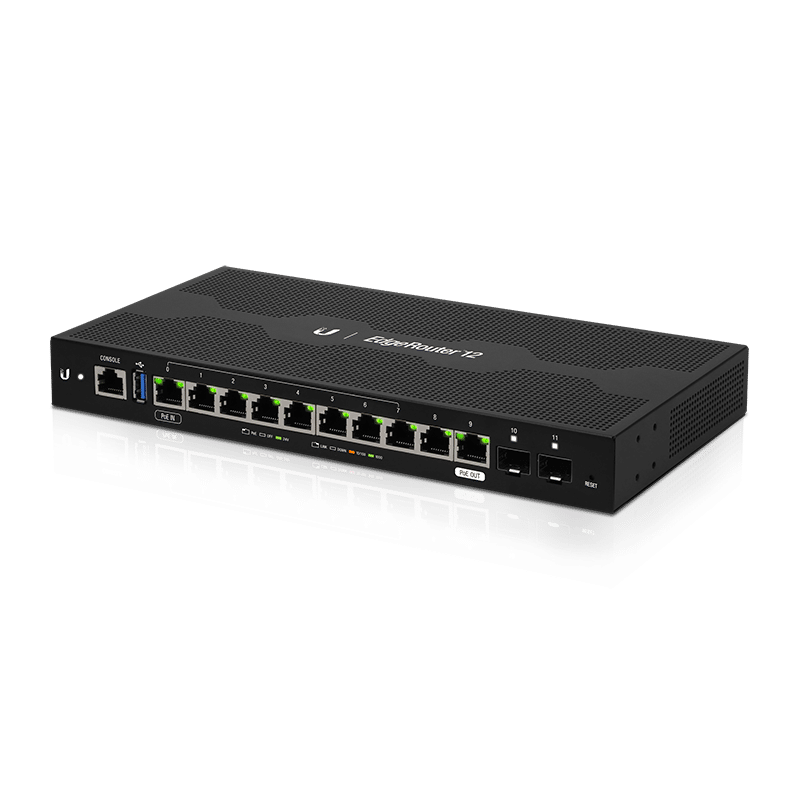 EdgeRouter 12: Router 12 Cổng Gigabit, Tốc Độ 6 Gbps