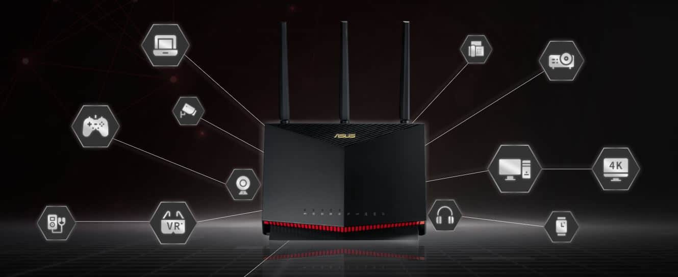 Bộ Định Tuyến Gaming ASUS RT-AX86U Pro WiFi 6- Dual Band