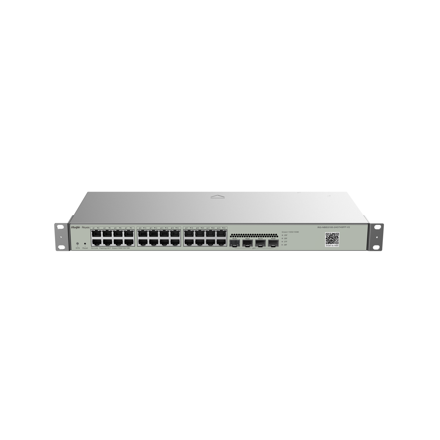 Ruijie RG-NBS3100-24GT4SFP – Switch 24 Cổng Gigabit