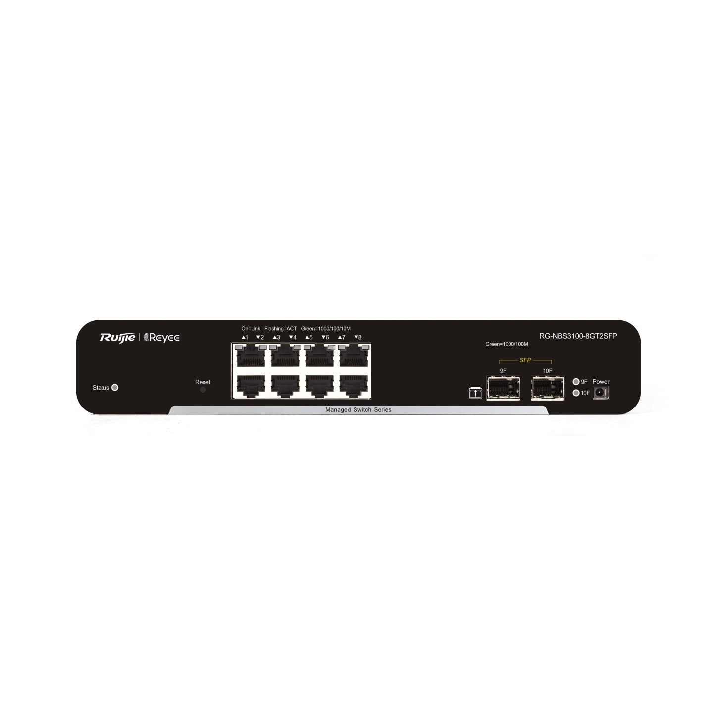  Ruijie RG-NBS3100-8GT2SFP – Switch 8 Cổng Gigabit