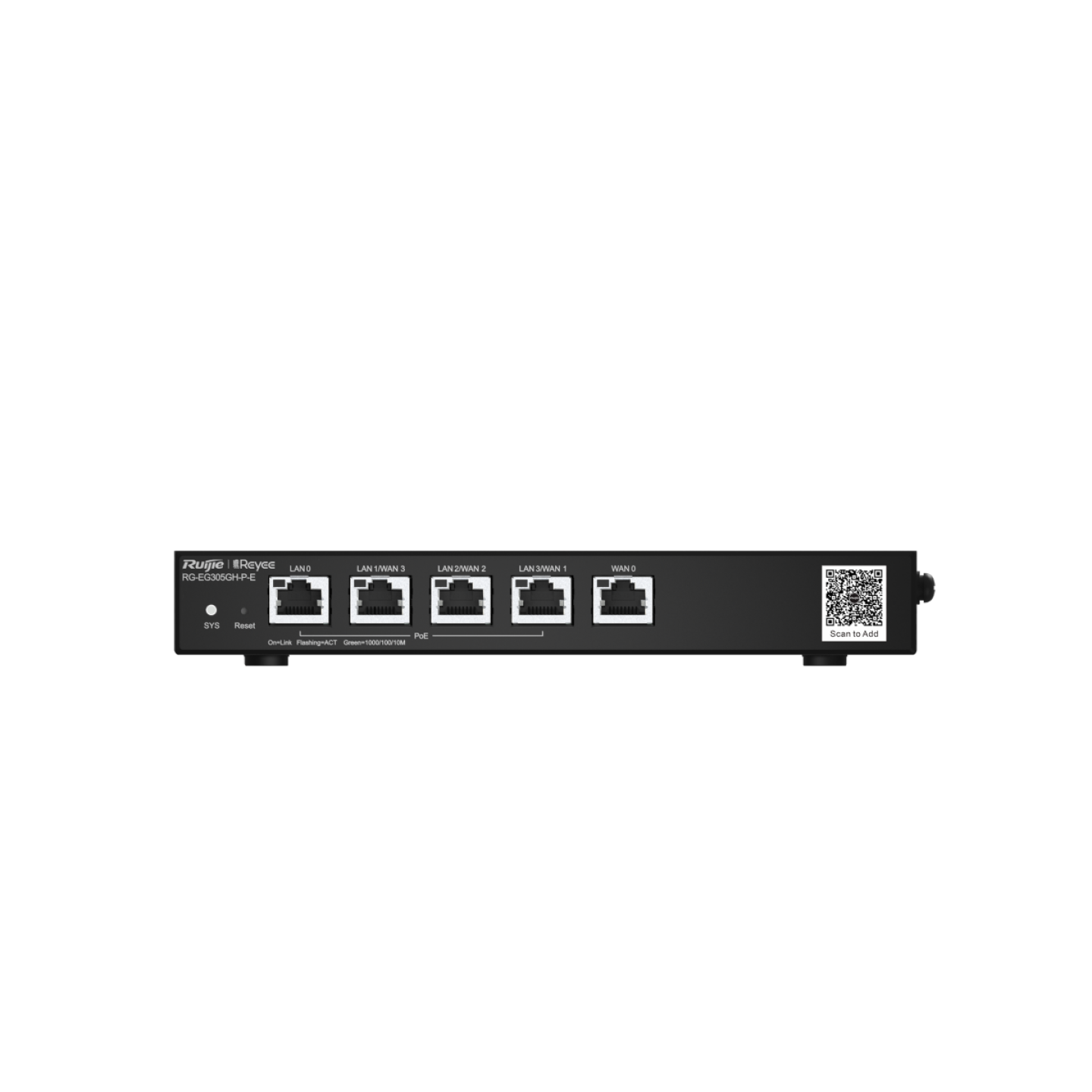 Ruijie RG-EG305GH-P-E – Router 5 cổng Gigabit PoE