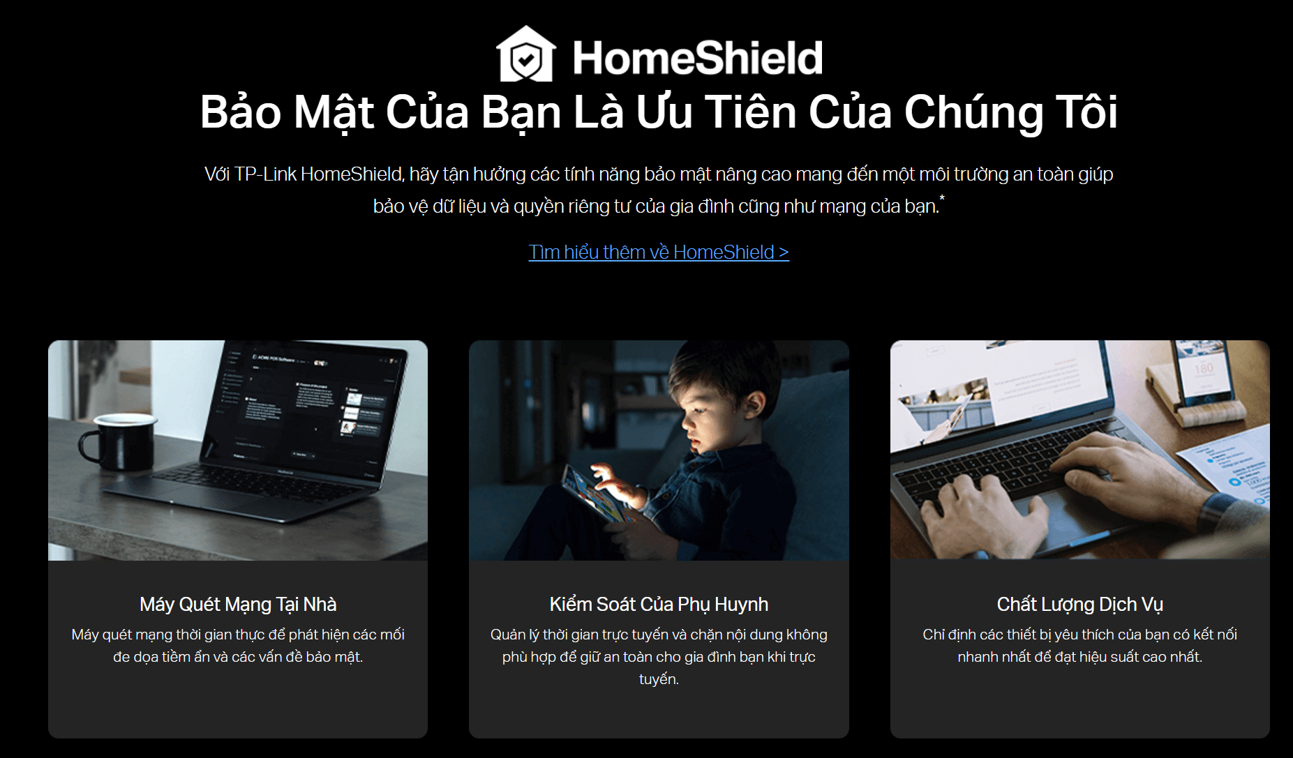 HomeShield giúp bảo mật nâng cao