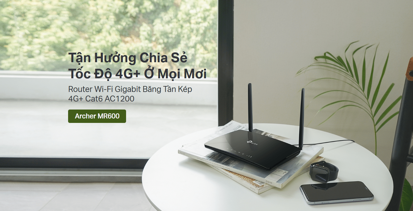 Bộ định tuyến 4G/LTE TP-Link Archer MR600