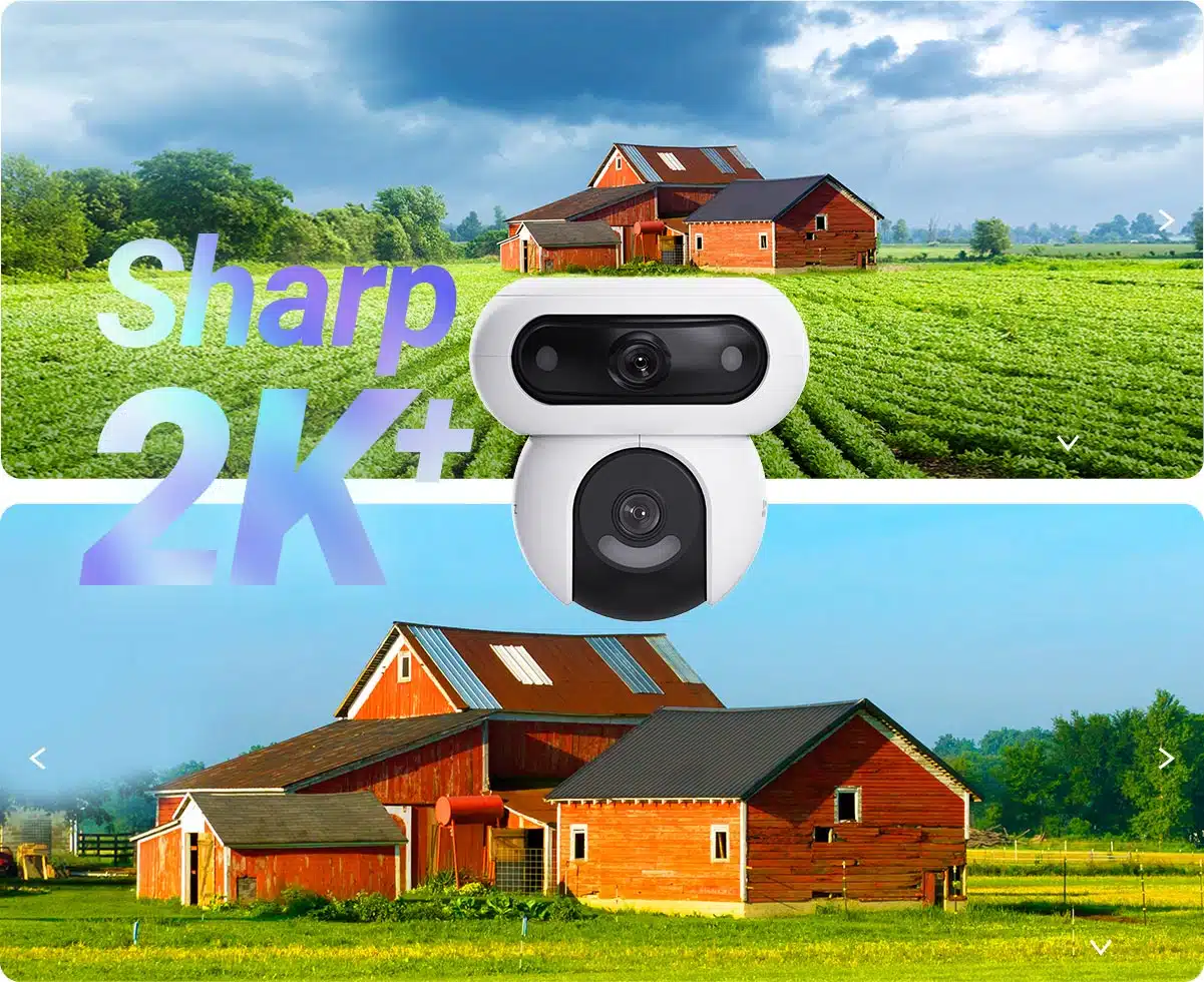 Camera WiFi Ngoài Trời EZVIZ H90 Dual với hình ảnh 2+ sắc nét