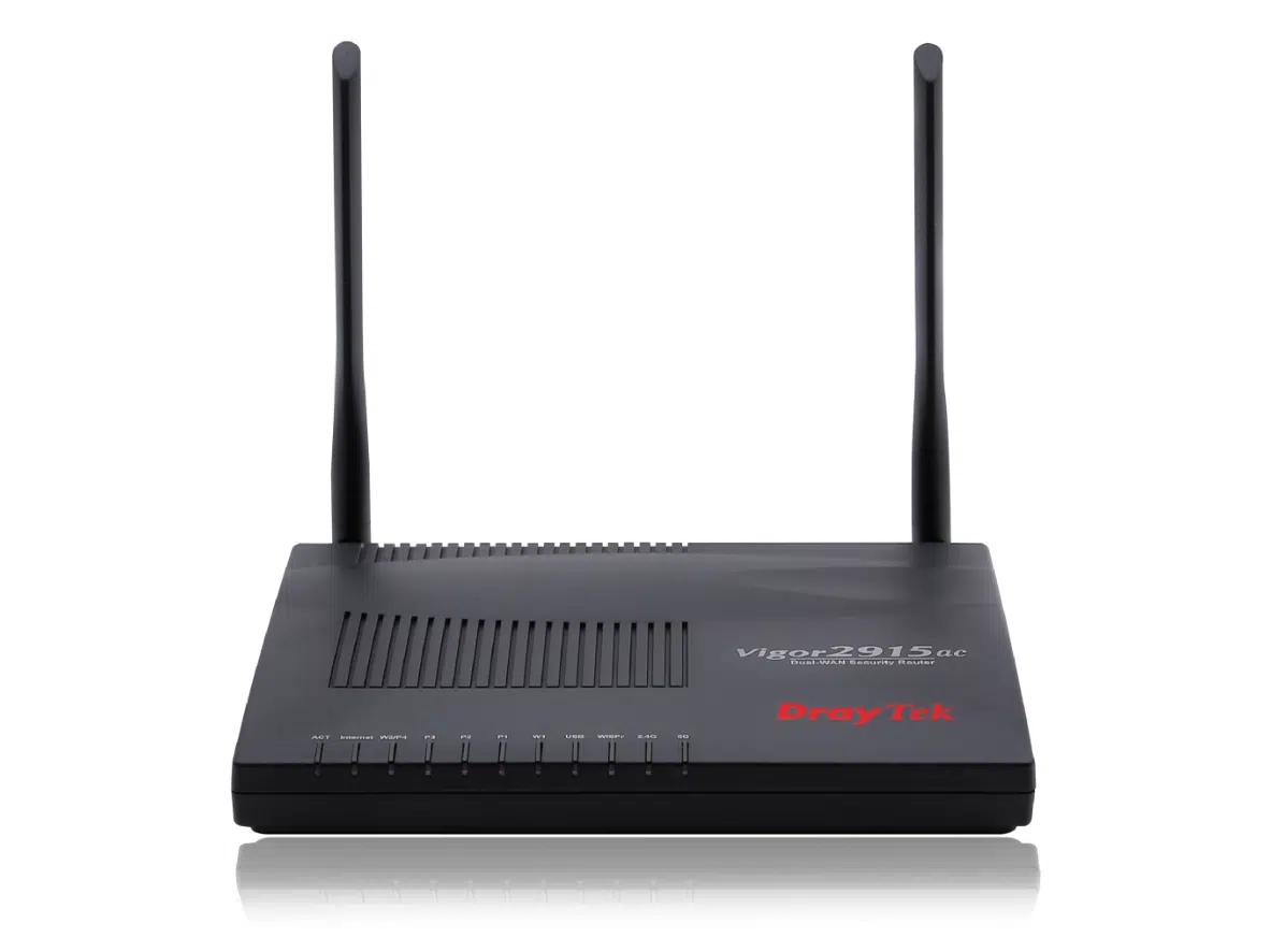 Router Draytek Vigor2915ac – Cân bằng tải Gigabit, WiFi 5, Hỗ Trợ 100 user