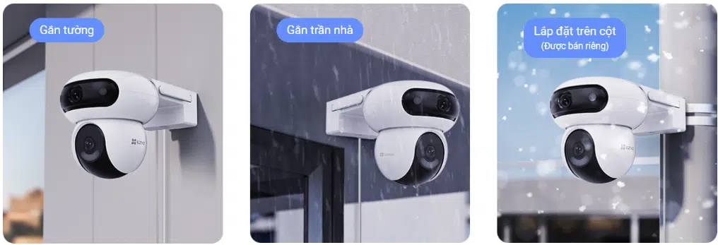 Thiết kế bền bỉ, lắp đặt nhiều môi trường 