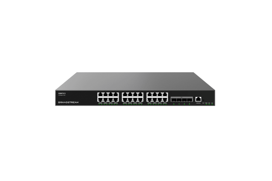 Thiết bị Switch L3 Grandstream GWN7813 – 24 Cổng Gigabit, 4 cổng SFP+ 