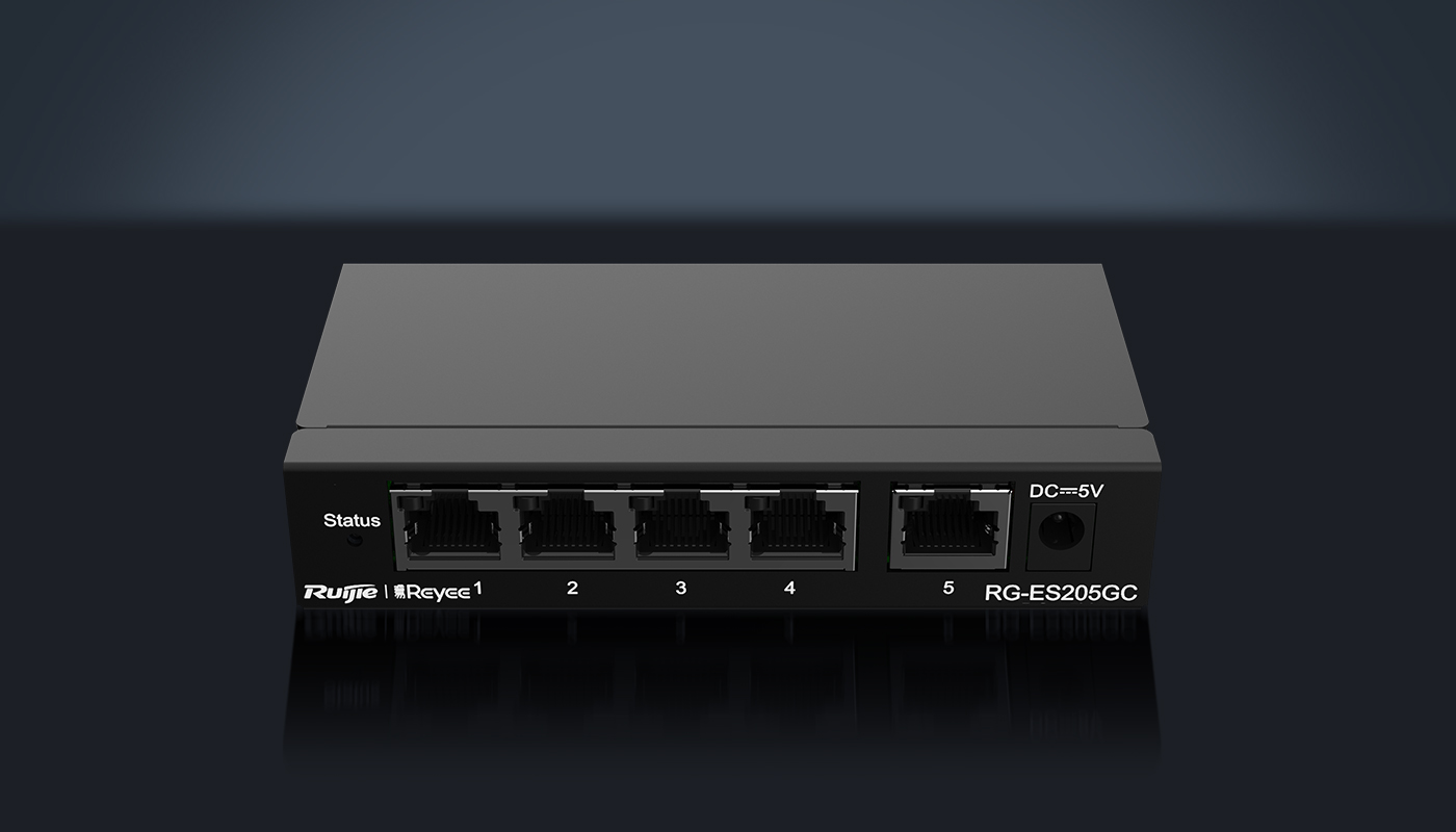 Ruijie RG-ES205GC – Switch 5 Cổng Gigabit