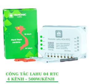 Công tắc thông minh Hunonic LAHU04 RTC