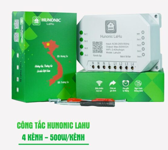 Công tắc thông minh Hunonic LAHU04