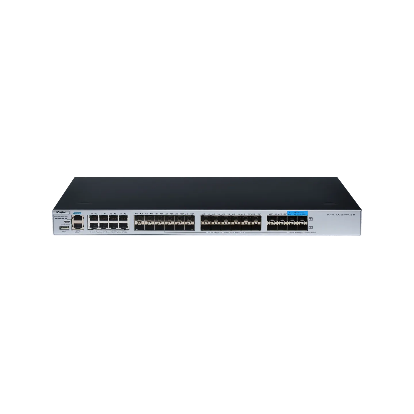 Ruijie RG-S5750C-28SFP4XS-H – Switch Layer 3 với 28 cổng SFP