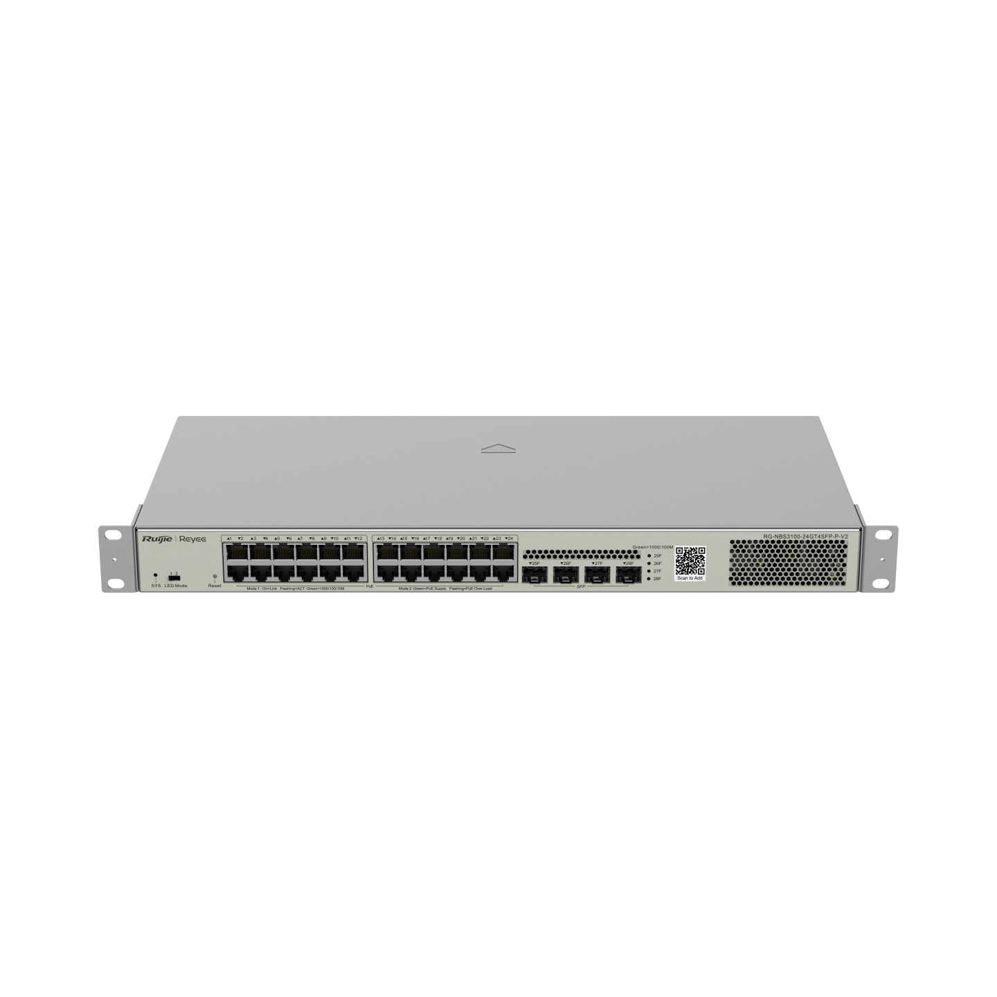 Ruijie RG-NBS3100-24GT4SFP-P – Switch PoE 24 Cổng Gigabit