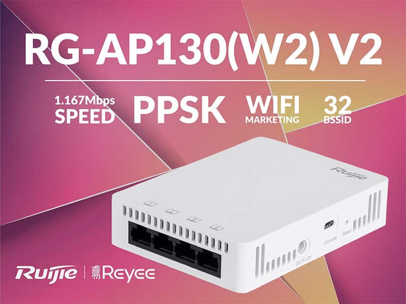 Ruijie RG-AP130(W2) V2: Tốc Độ 1.167Gbps, Hai băng tần