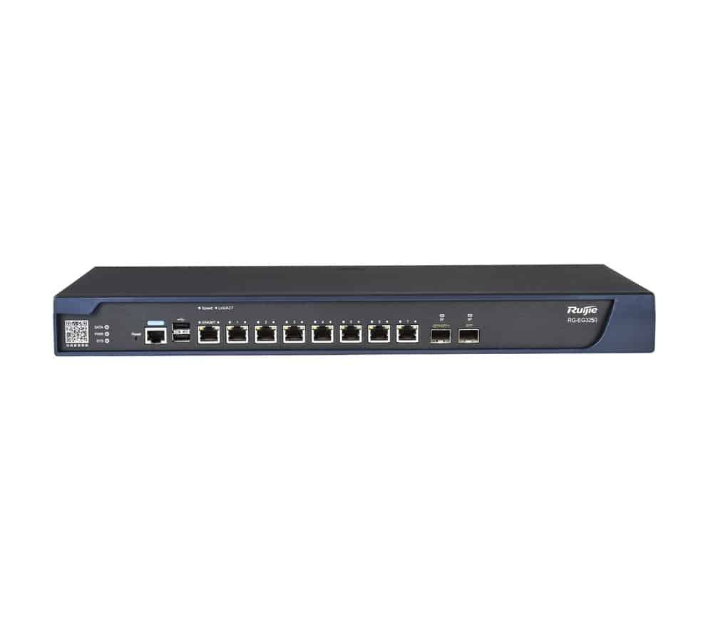 Ruijie RG-EG3230: Gateway 8 Cổng Gigabit, 1000 Người Dùng