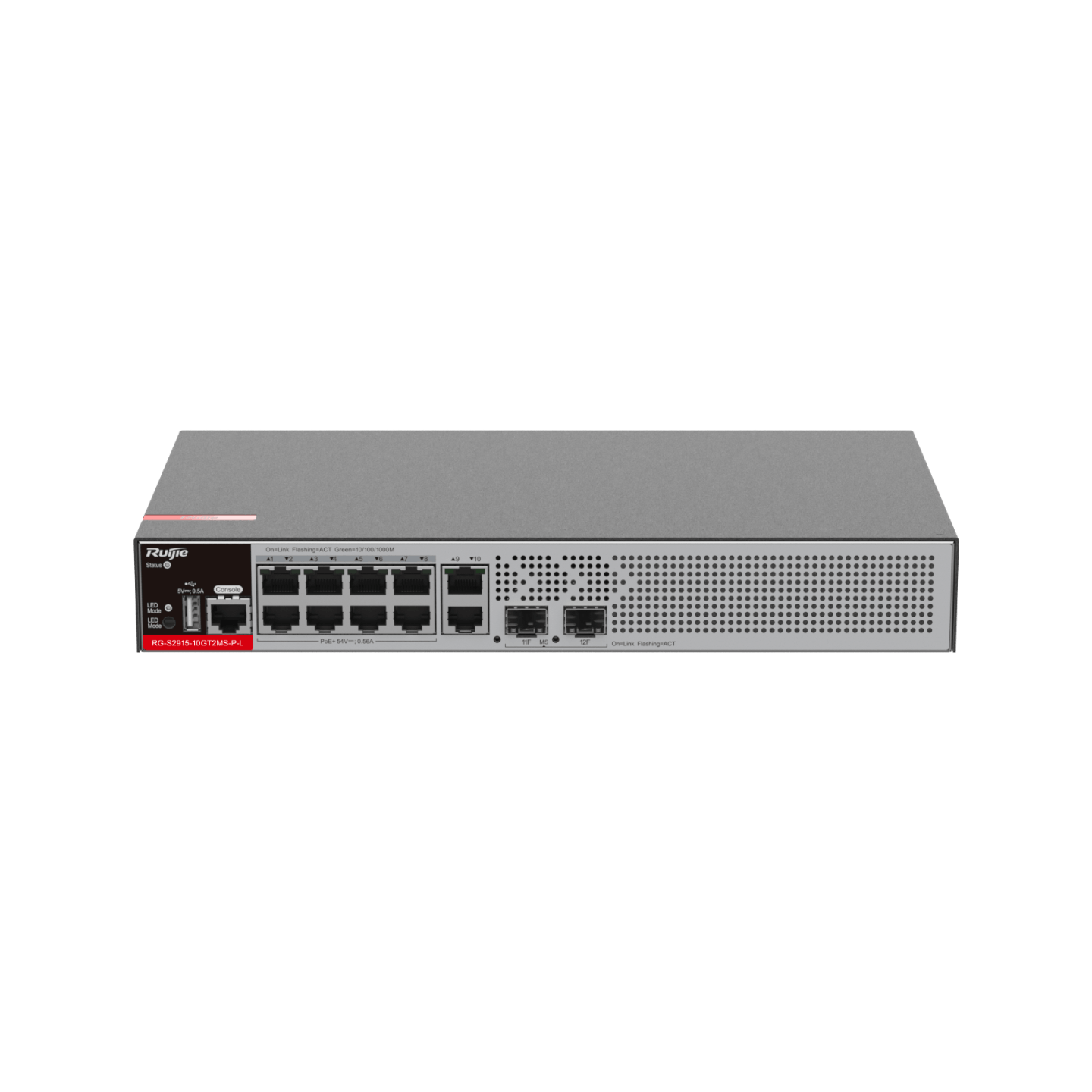 Ruijie RG-S2915-10GT2MS-P-L: Switch PoE+ Layer 2+