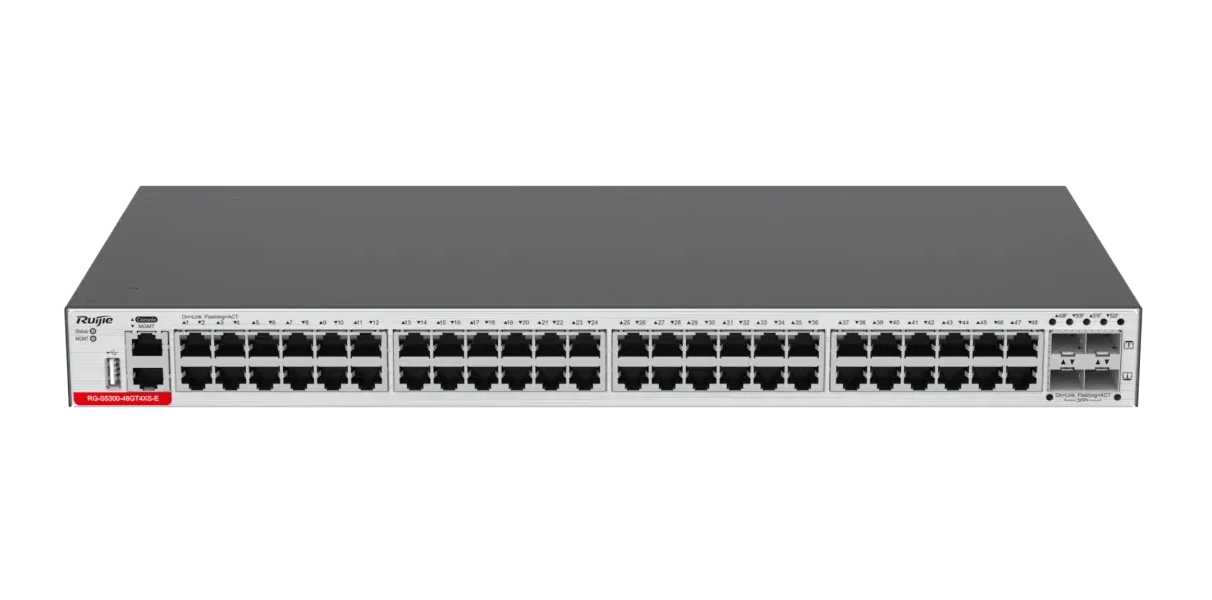 Ruijie RG-S5300-48GT4XS-E Switch Layer 3 48 Cổng Gigabit