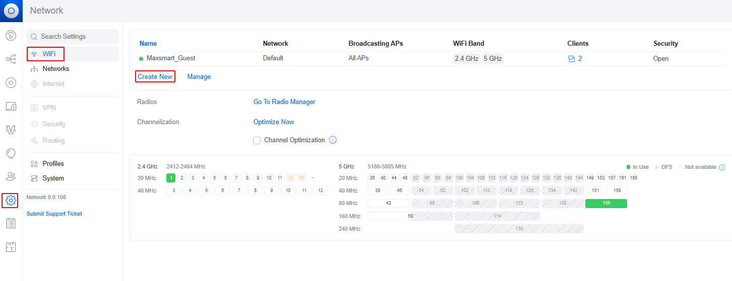 Tạo SSID