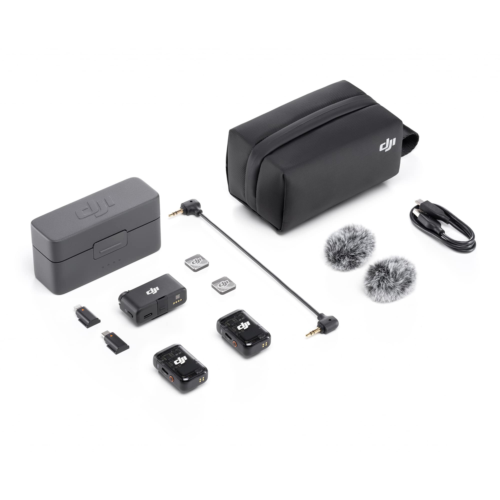 Thiết bị ghi âm thanh chuyên nghiệp nhỏ gọn DJI Mic 2 (2 TX + 1 RX + Charging case)