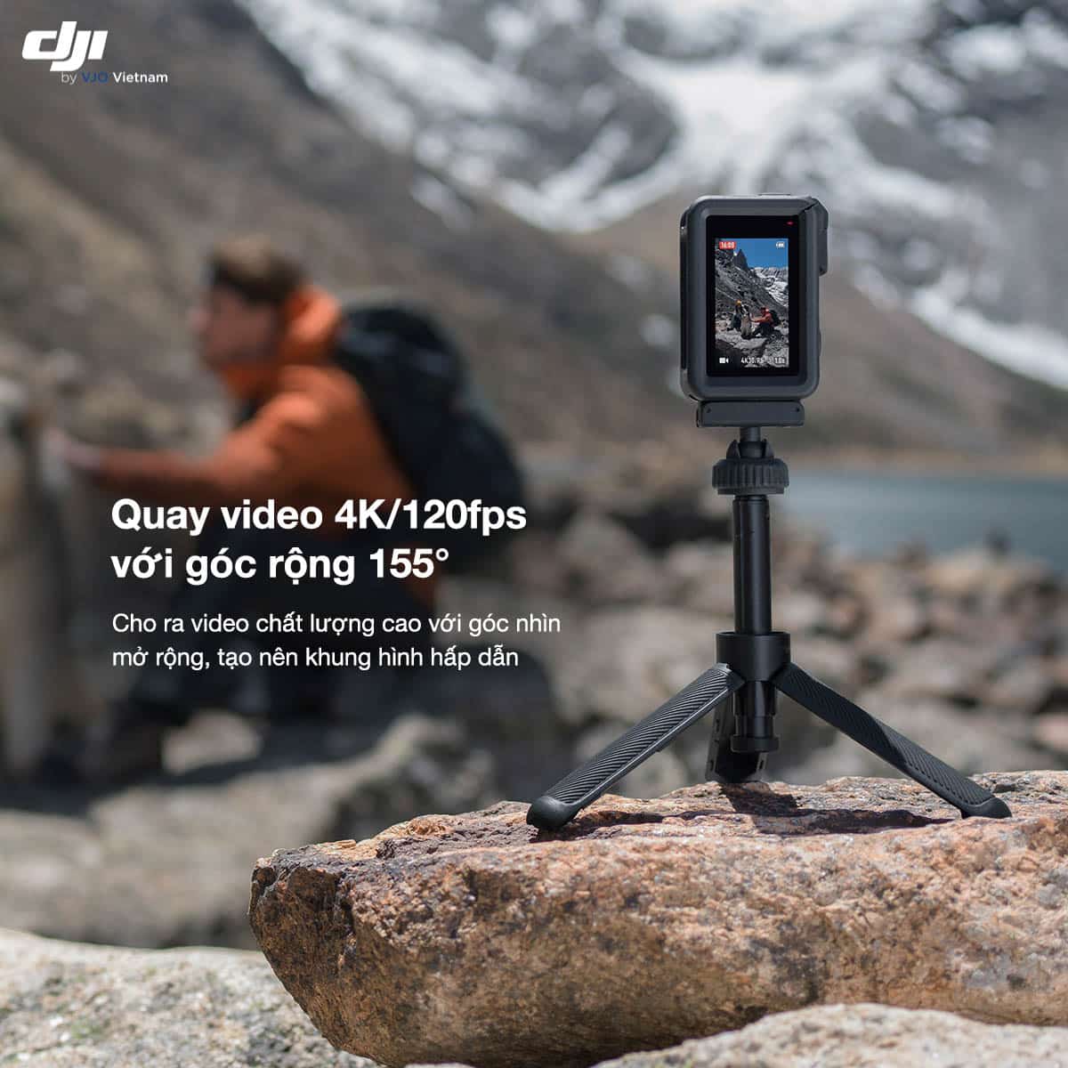 Camera hành trình DJI Osmo Action 4 Adventure Combo