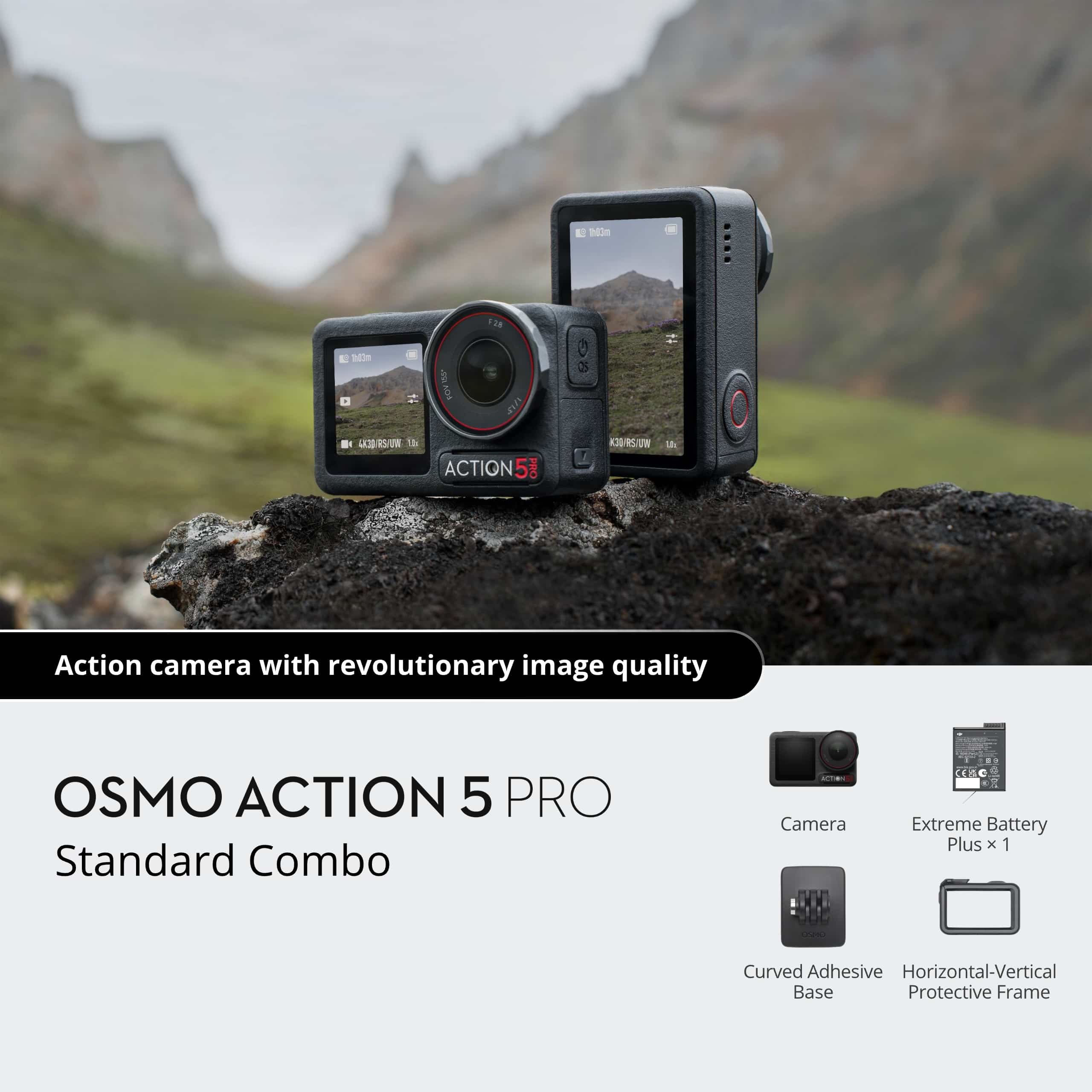 Camera hành trình DJI Osmo Action 5 Pro Standard Combo