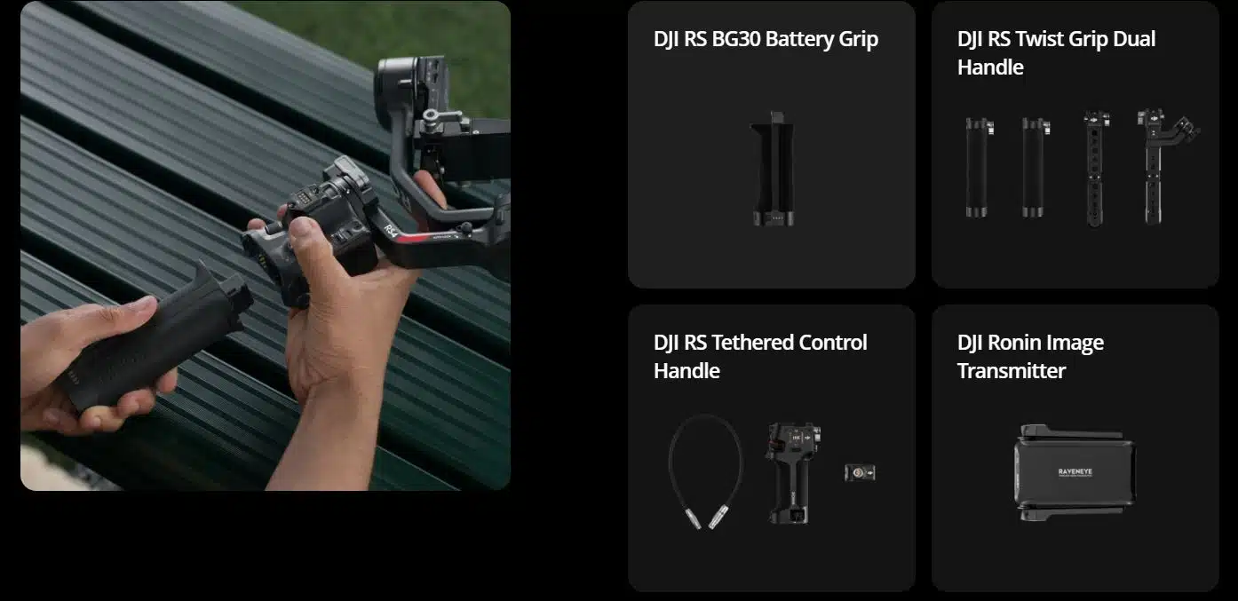DJI RS4 - Thiết bị Gimbal cầm tay chống rung cho Camera